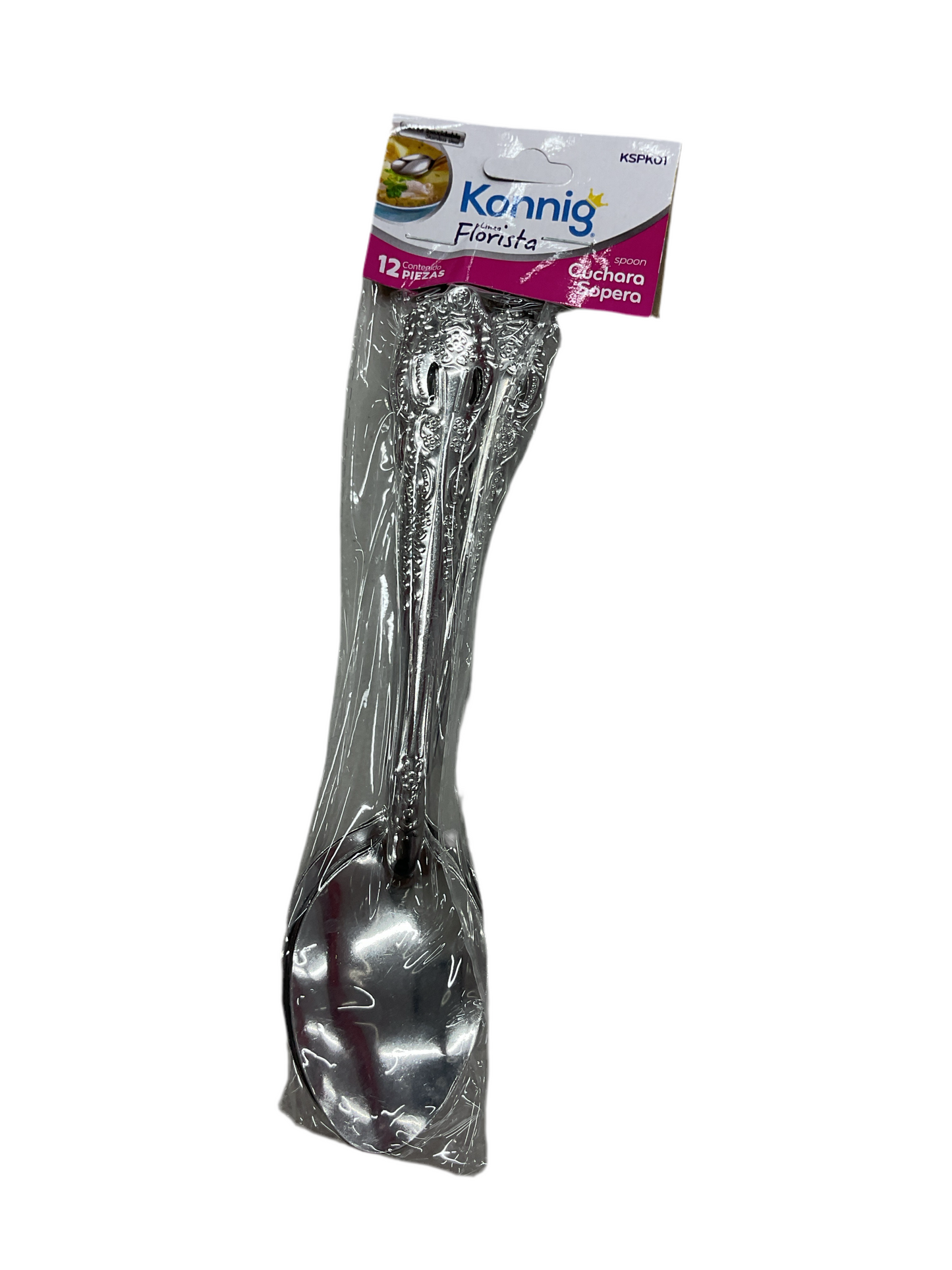 CUCHARA SOPERA FLORISTA KONNING ACERO 12 PZ