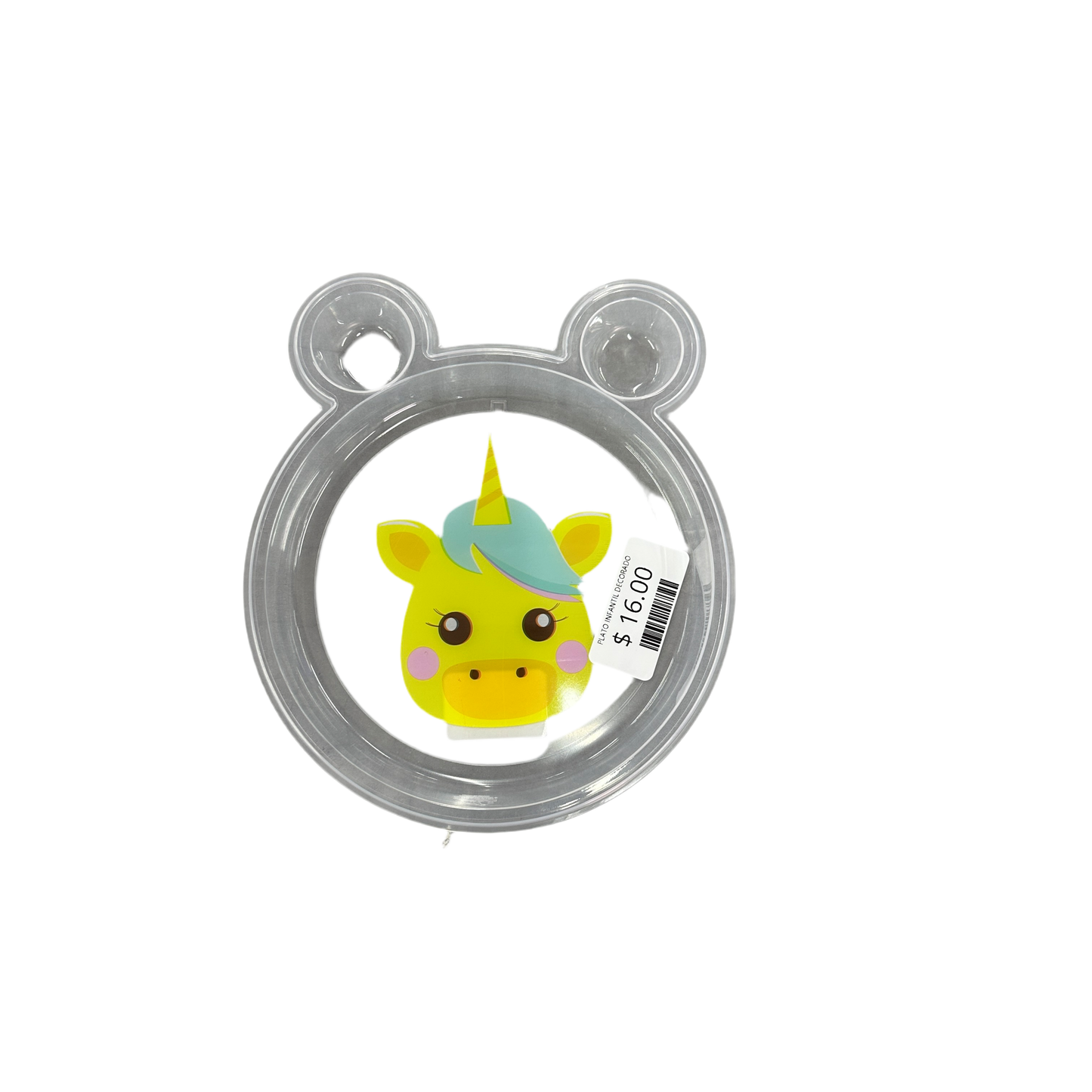 PLATO INFANTIL DECORADO
