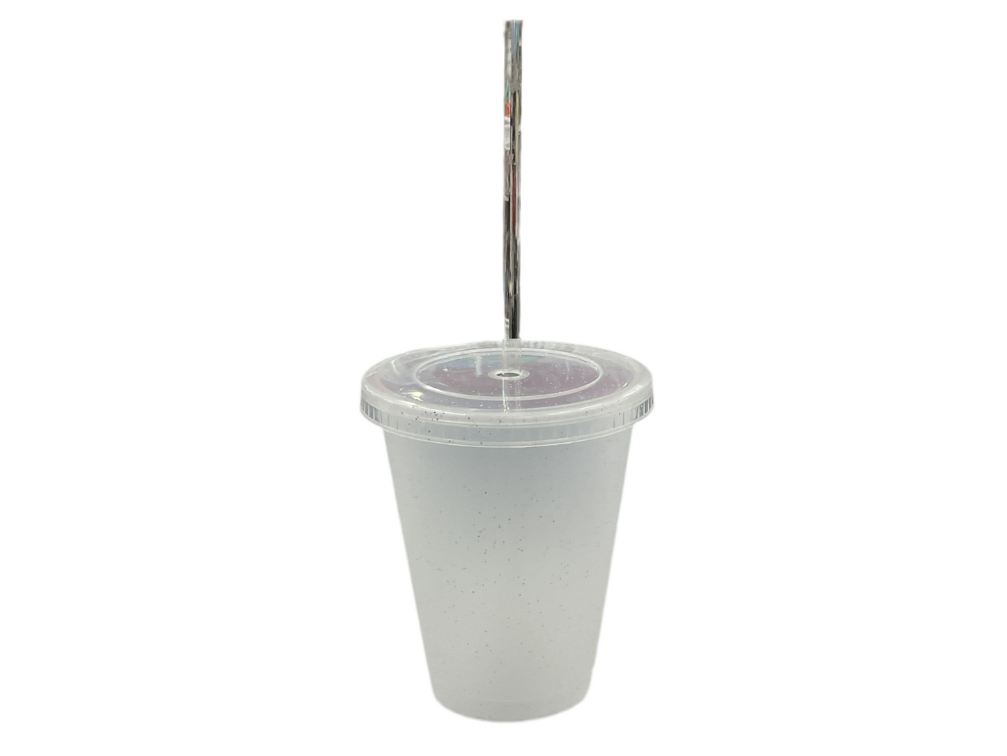 VASO SIRENA 16OZ NATURAL C/GLITTER YULIANA