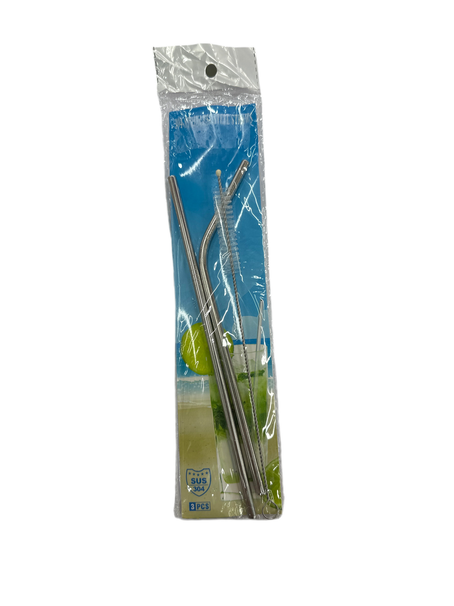JUEGO POPOTES 3 PZ ACERO INOX KARLO