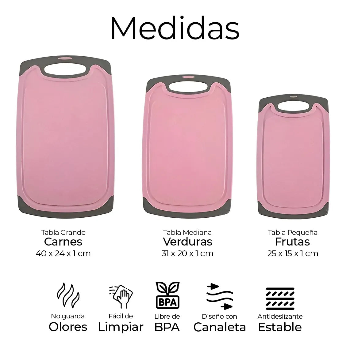 TABLA DE PICAR ROSA