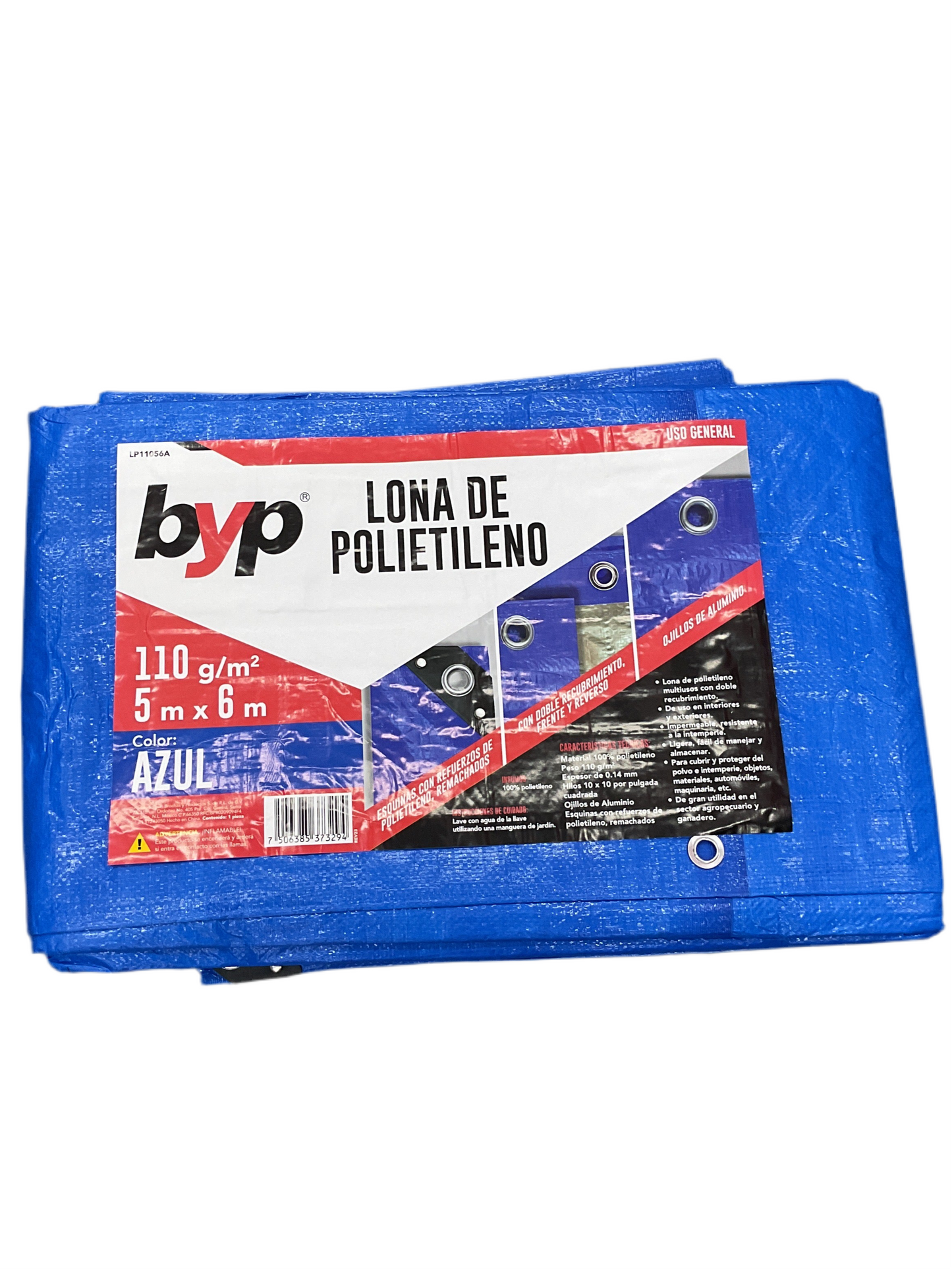 LONA DE POLIETILENO AZUL BYP