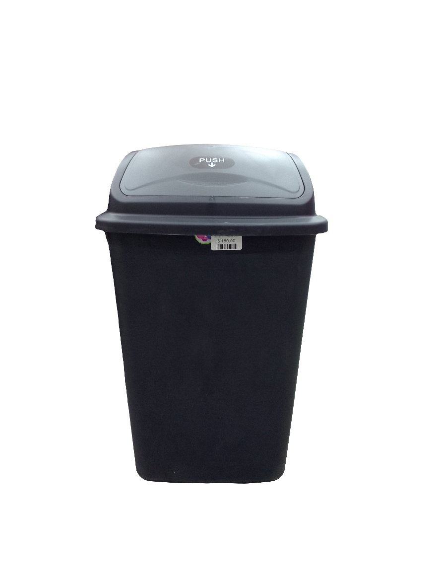 BOTE CESTO BALANCIN GRANDE NEGRO 50 L