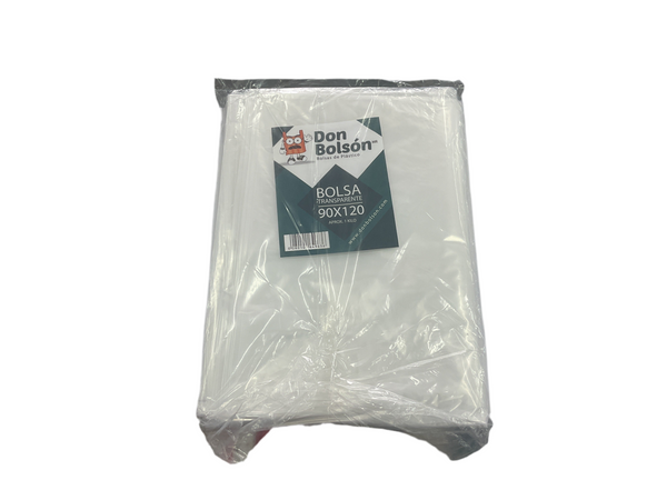 BOLSA TRANSPARENTE 90 X 120 DON BOLSON 1KG KILEADA