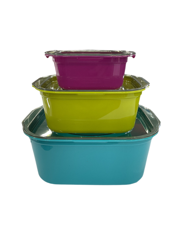 SET DE 3 CONTENEDORES 180, 480, 1000 ML TECHNOWARE