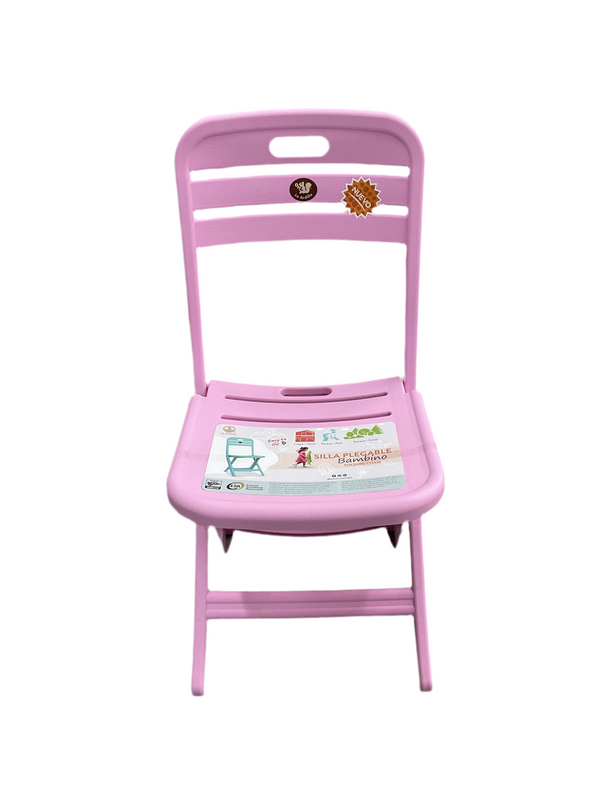 SILLA INFANTIL PLEGABLE BAMBINO A55 ROSA