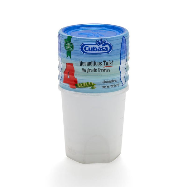 JUEGO 4 HERMETICOS TWIST CUBASA