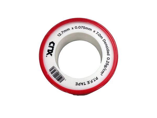 Cinta Teflón 12mm X 0.075mm 6 M