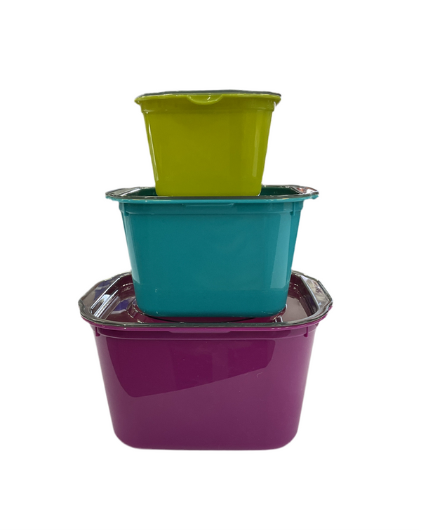 SET DE 3 CONTENEDORES 280 ML 720 ML 1400 ML TECHNOWARE