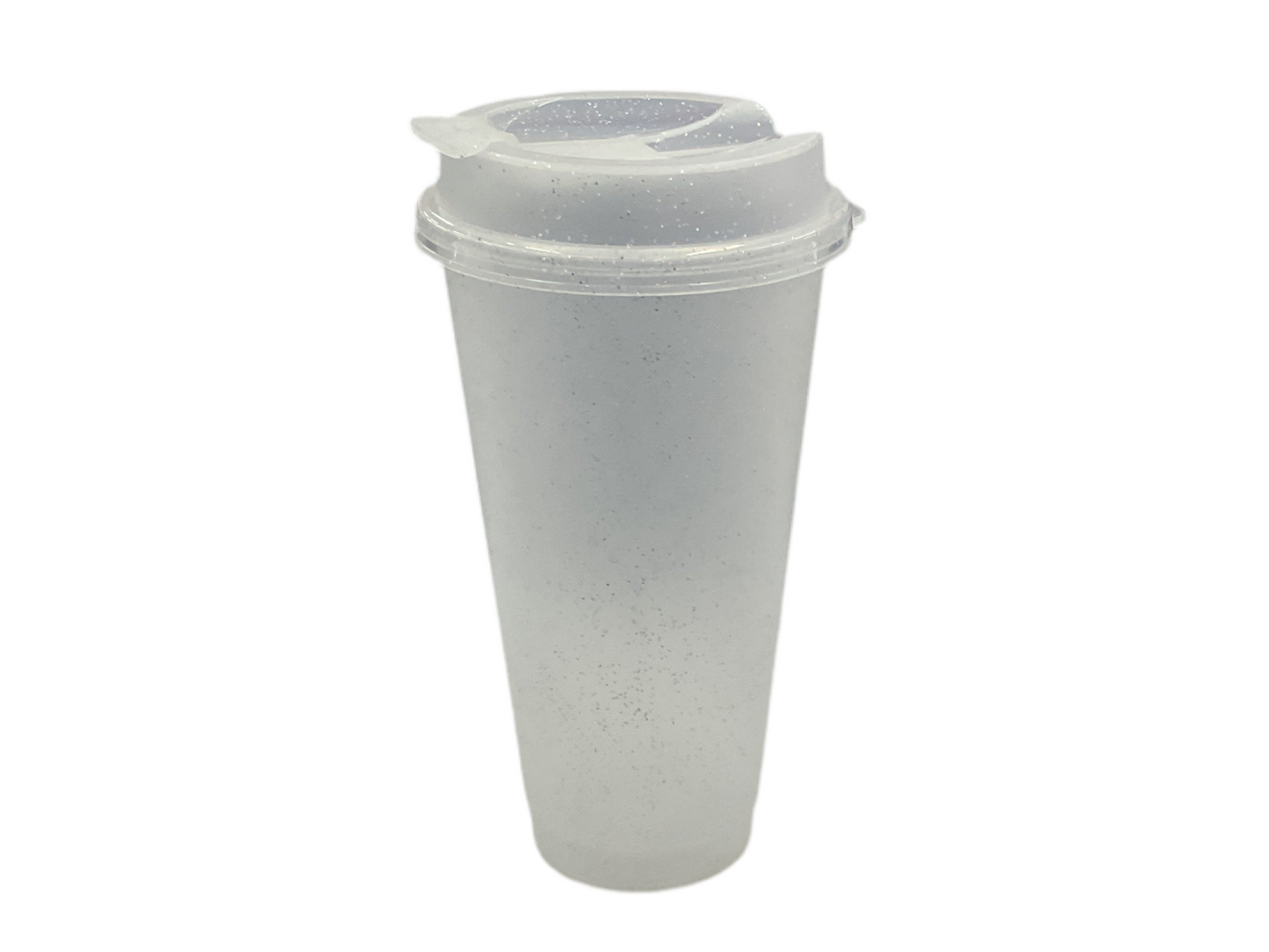 VASO CAPUCHINO 26OZ NATURAL C/GLITTER YULIANA