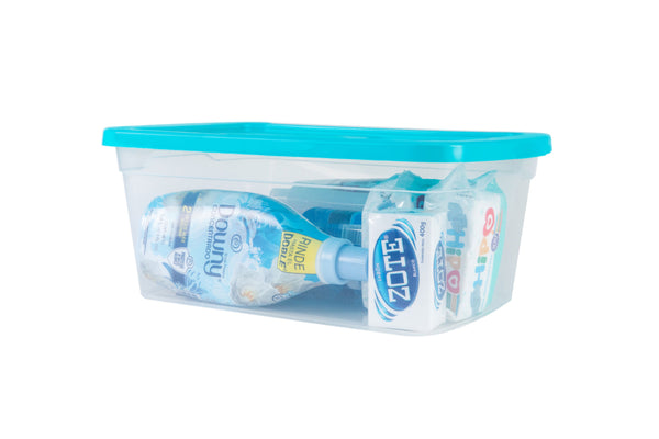 CAJA ORGANIZADORA TRANSPARENTE 23.0 LTS