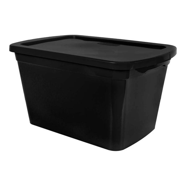 CAJA ORGANIZADORA ECO LINE NEGRA 30 LTS