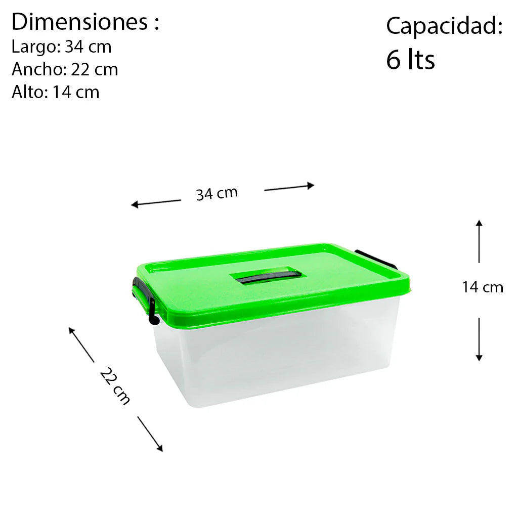 CAJA MULTIUSOS 6 L DNOVO