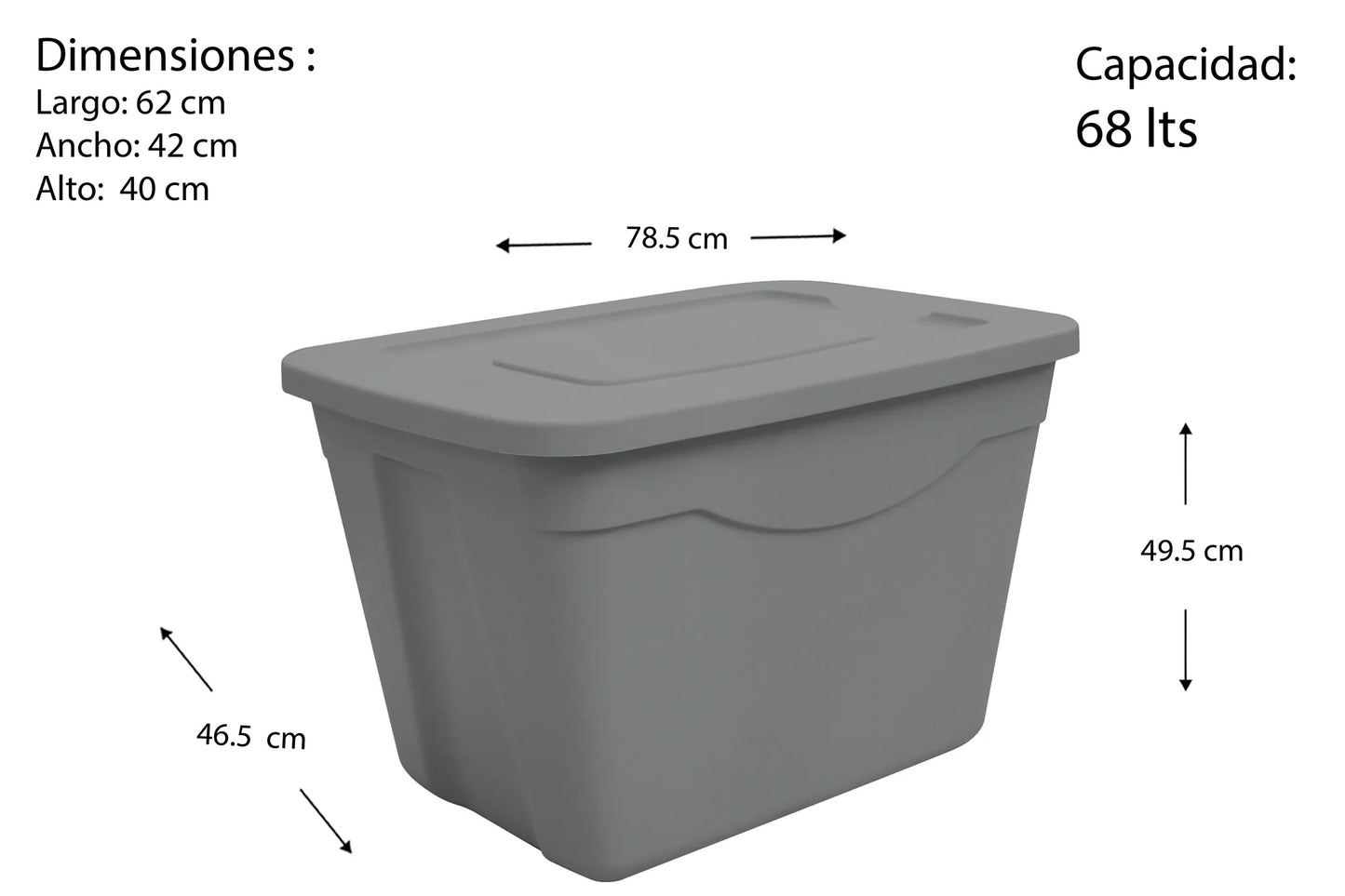 CAJA SANTIAGO 68 L DNOVO