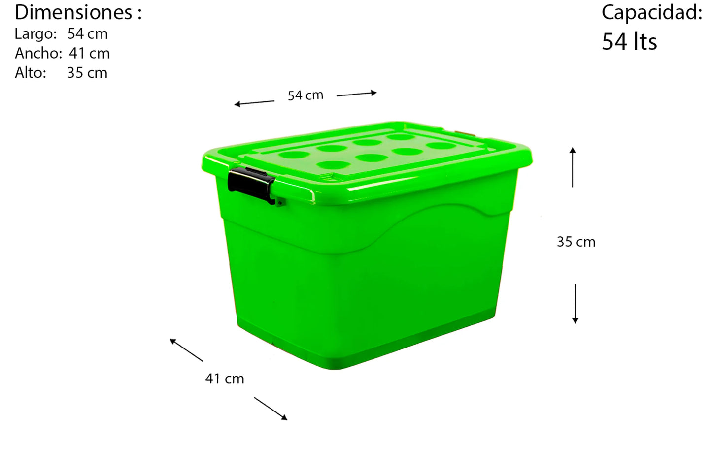 CAJA OLIMPIA 54 L CON RUEDAS DNOVO