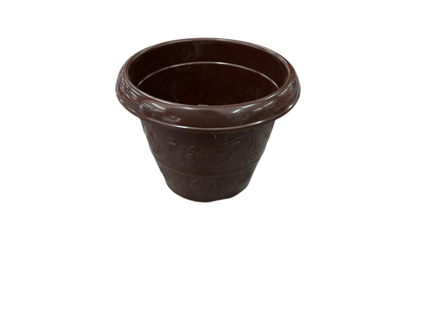 MACETA FLORES #1 CHOCOLATE ARPLASA