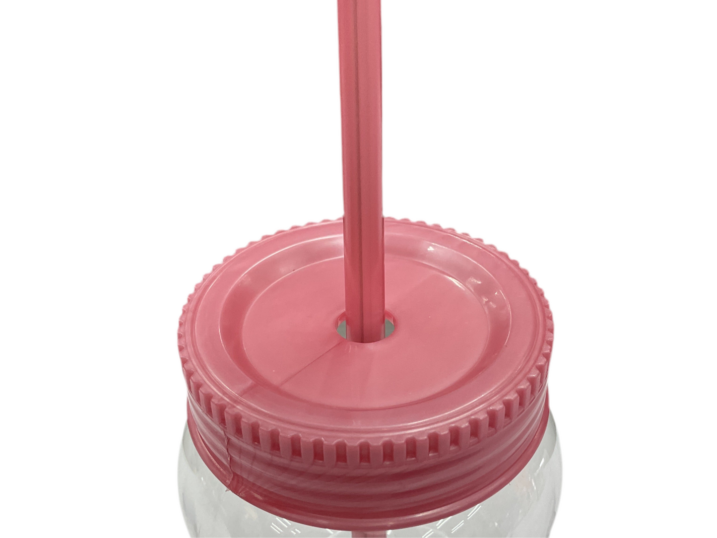TAPA DRINKING CON POPOTE PARA TARRO