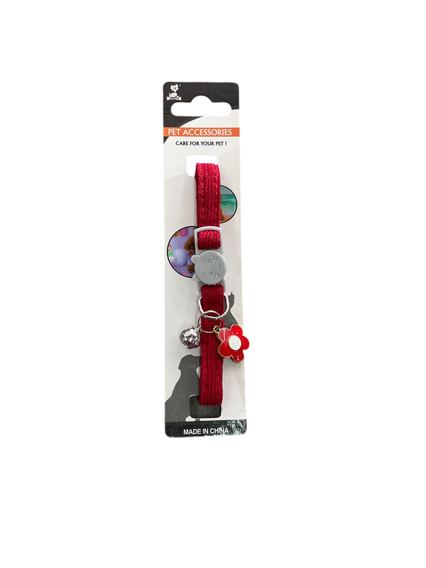 COLLAR GATO CON FLOR