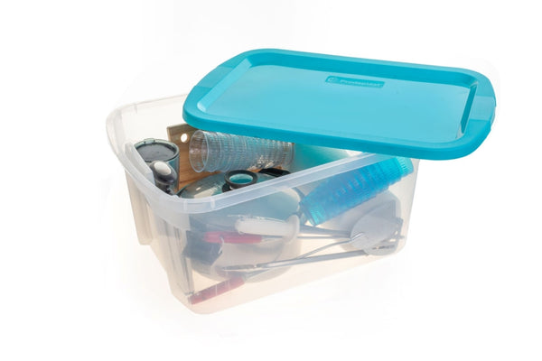 CAJA ORGANIZADORA TRANSPARENTE 55.0 LTS