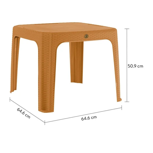 MESA INFANTIL RATTAN NUBE NARANJA