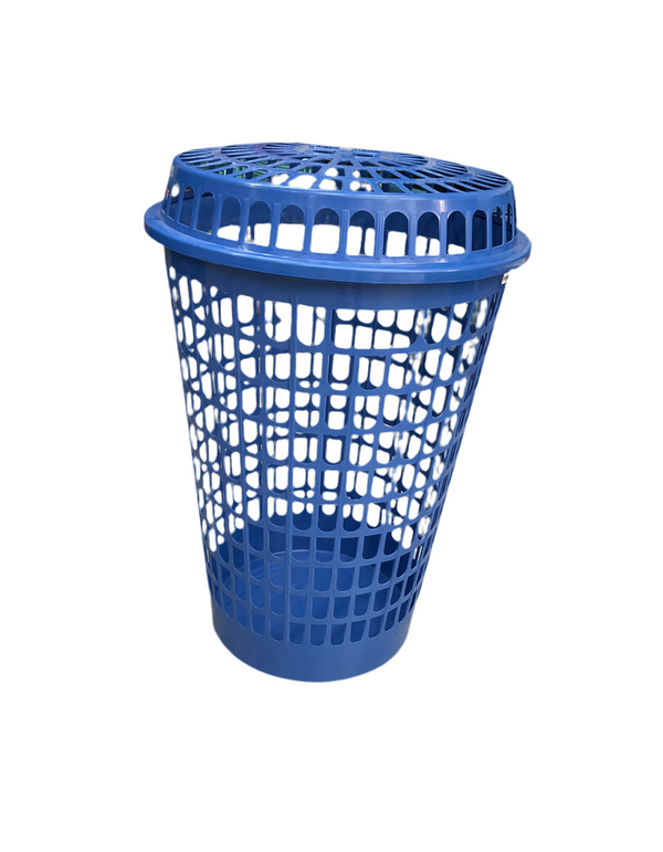 CESTO CALADO IRIS C/TAPA AZUL