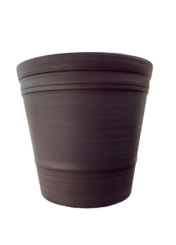 MACETA ARTESANA SUPER JUMBO D51 A47 CHOCOLATE