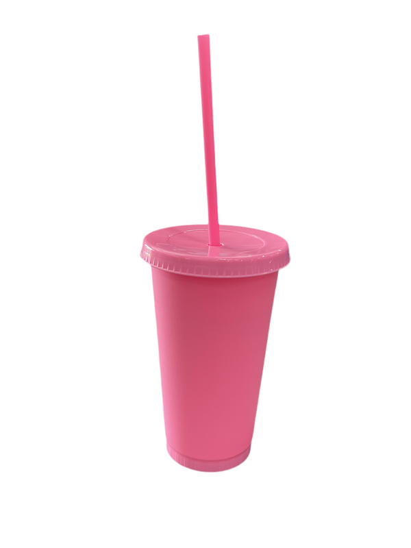 VASO FESTIVAL CON TAPA Y POPOTE 16 OZ