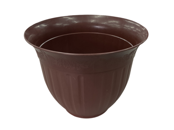 MACETA GARDENIA ECONOMICA D23 A18 CHOCOLATE