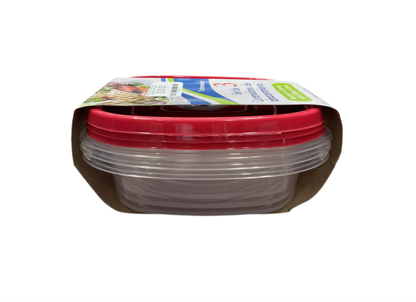 SET DE 3 CONTENEDORES DE ALMACENAMIENTO 669 ML TECHNOWARE