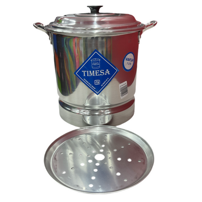 Vaporera de Aluminio No. 24 22cm 8L Timesa