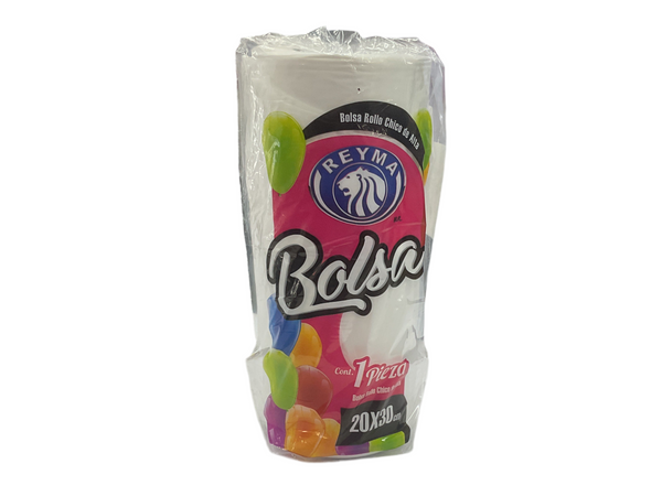 BOLSA EN ROLLO AD REYMA RESISTENCIA 1 KG 20X30