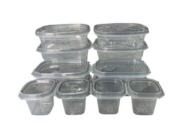 SET CONTENEDORES VALVULA DISEÑO 24 PCS Fresh Pod