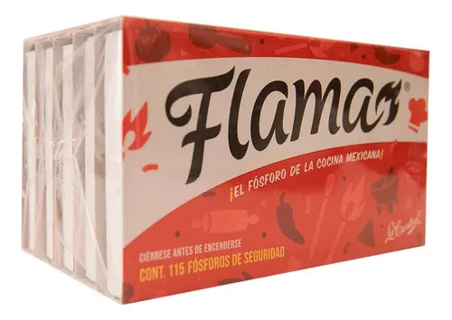 PAQUETE 5 CAJITAS FOSFOROS CERILLOS