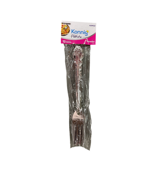 TENEDOR FLORISTA KONNING PAQ 12 PZ