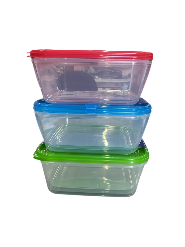 SET DE 2 CONTENEDORES DE ALMACENAMIENTO 1400 ML TECHNOWARE