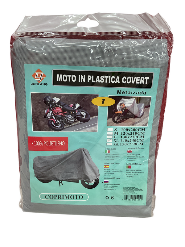 FUNDA LLUVIA MOTOCICLETA EXTRA LARGA [TAGRUFLE]