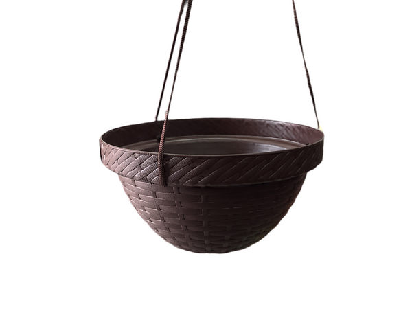 MACETA RATTAN COLGANTE D22.5 CHOCOLATE