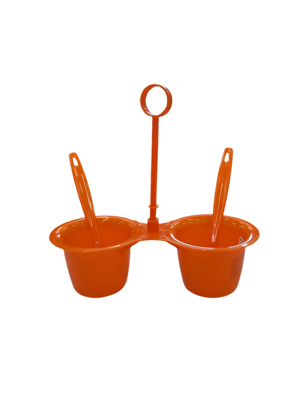 SALSERA PARA 2 CON CUCHARA TL