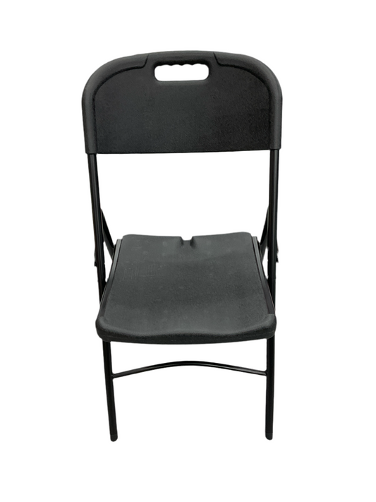 SILLA NEGRA PLEGABLE