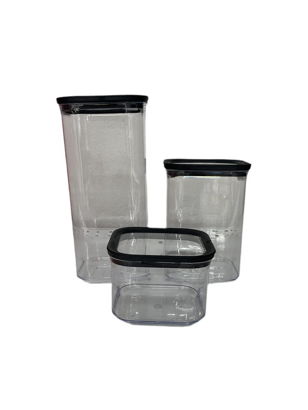 SET DE 3 CONTENEDORES 0.5 L 1 L 1.7 L TECHNOWARE