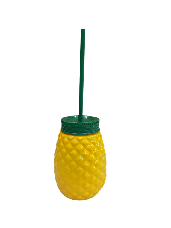 ENVASE PIÑA SOLIDO 600 ML CON POPOTE