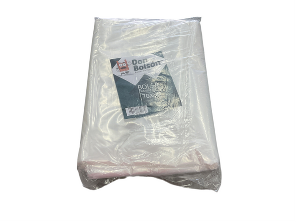 BOLSA TRANSPARENTE 70 X 90 DON BOLSON 1KG KILEADA