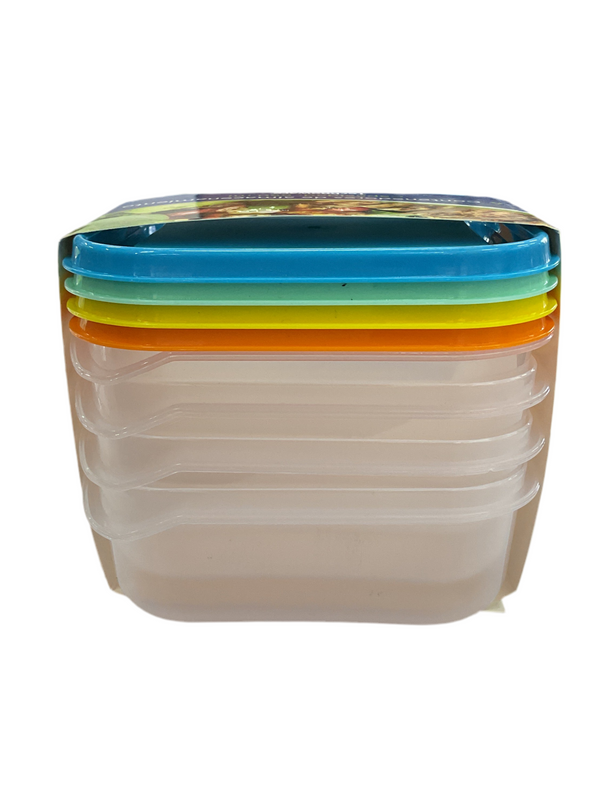 SET DE 4 CONTENEDORES DE 650 ML