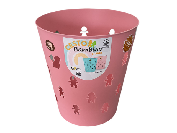 CESTO BAMBINO D25 10L ROSA PEONIA