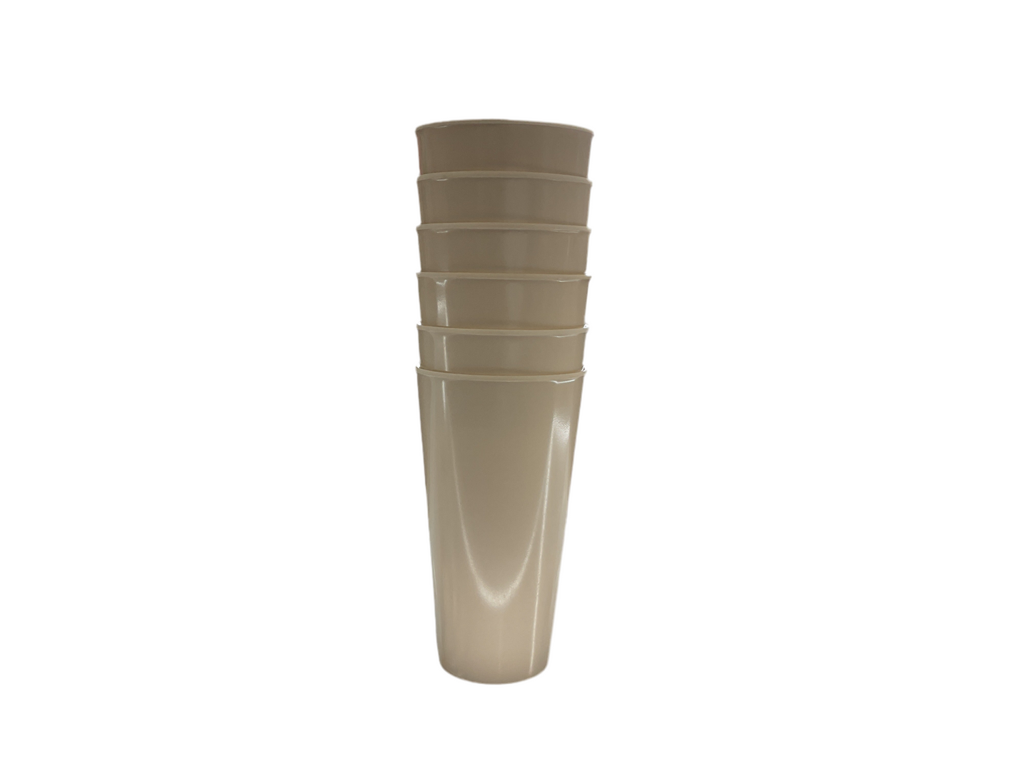 VASO MELAMINA BEIGE 635 ML