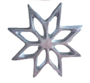Molde para buñuelo estrella 14 cm Ruelas