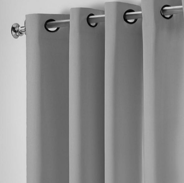 CORTINA BLACK OUT OJALES 1 PZA 132 X 214 CM GRIS