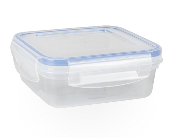 RECIPIENTE SUPER SELLO CUADRADO CUBASA 640 ML