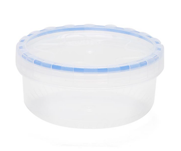 RECIPIENTE SUPER SELLO TAPARROSCA REDONDO CUBASA 600 ML