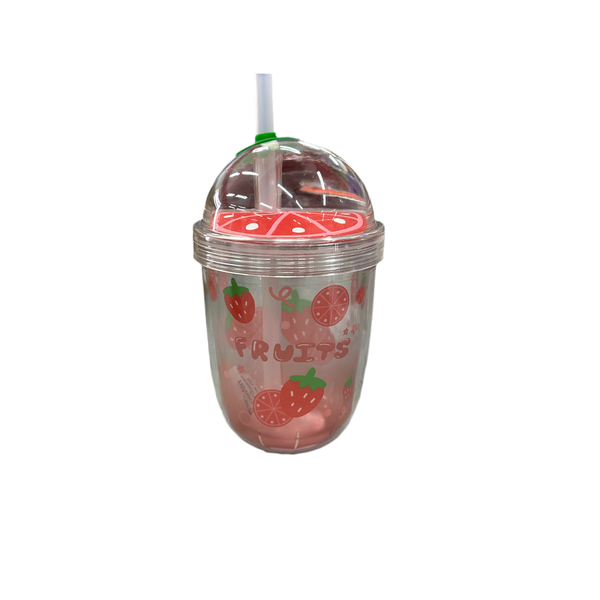 VASO FRESA CON POPOTE